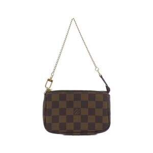 LOUIS VUITTON Authentic Brown Damier Pochette Pouch
